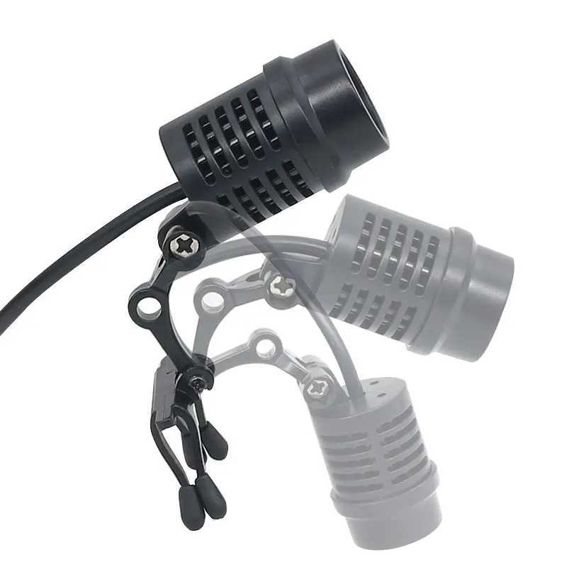 LED Dental Headlight 50000LUX White Light Color Head Lamp with Clip Rechargeable Lithium Battery ChargerCL240807