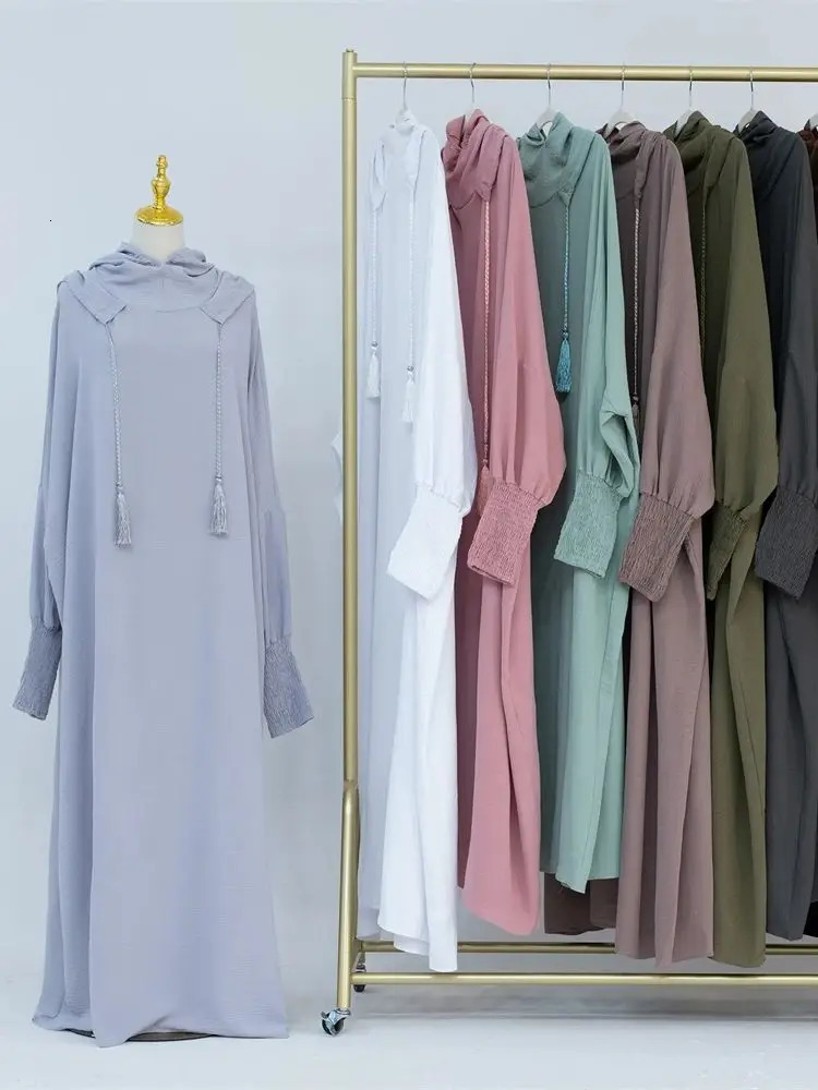 Ramadan Niqab Khimar Muslim Abaya Dubai Turkey Islam Prayer Clothes African Dresses For Women Dress Kaftan Robe Femme Musulmane 240809