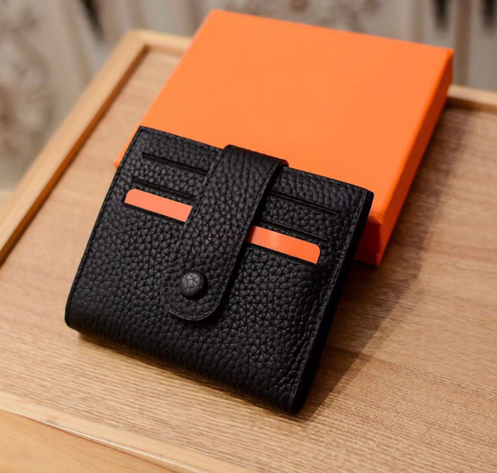 Designer Wallet Cardholder Luxury Brand Men's and Women's Wallet Credit Card Clip Buckle Coin Purse Cash Pocket Mini Wallet