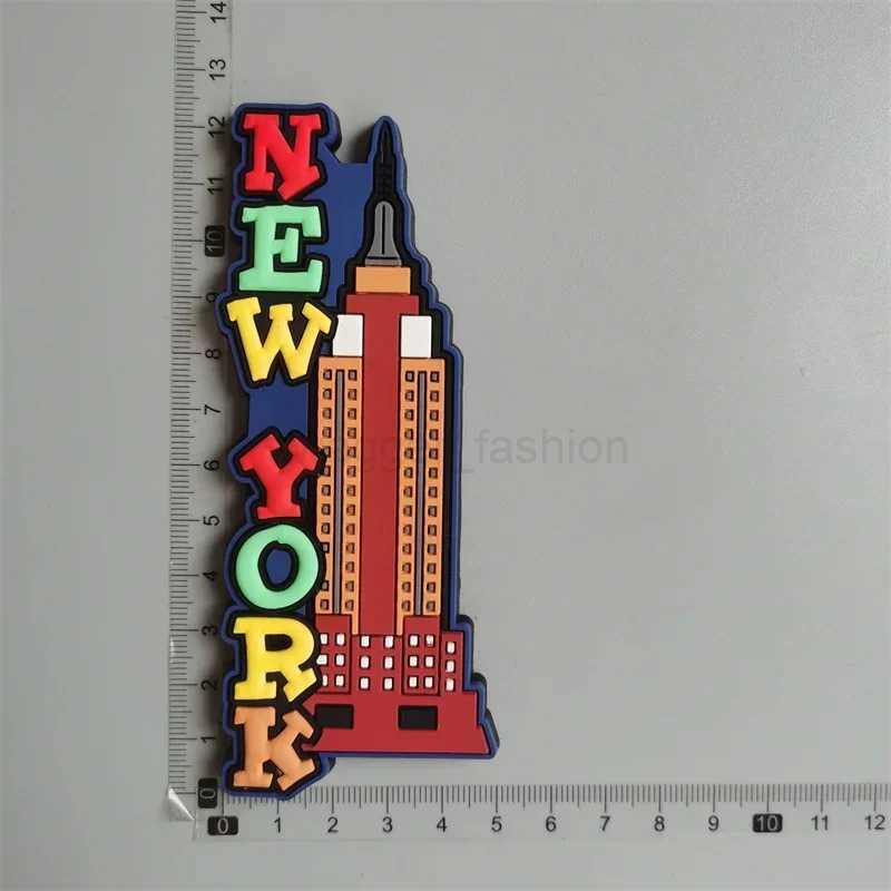 PVC Fridge Magnets Tanzania New York Bahamas Antigua Dubai Venezvela Puerto Rico Ottawa Argentina Santiago Chile Fridge StickerXJ240809