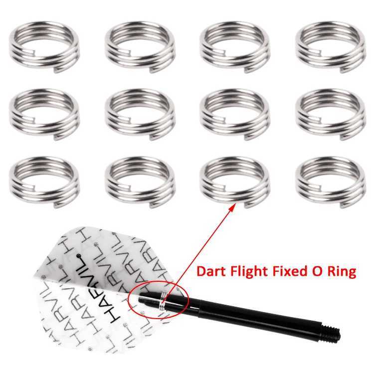 1pc Darts Flights Puncher Dart Wing Hole Punch tool Plus 50pcs Stainless Steel Darts Flights Retainer O Ring Dart Accessories Y240807