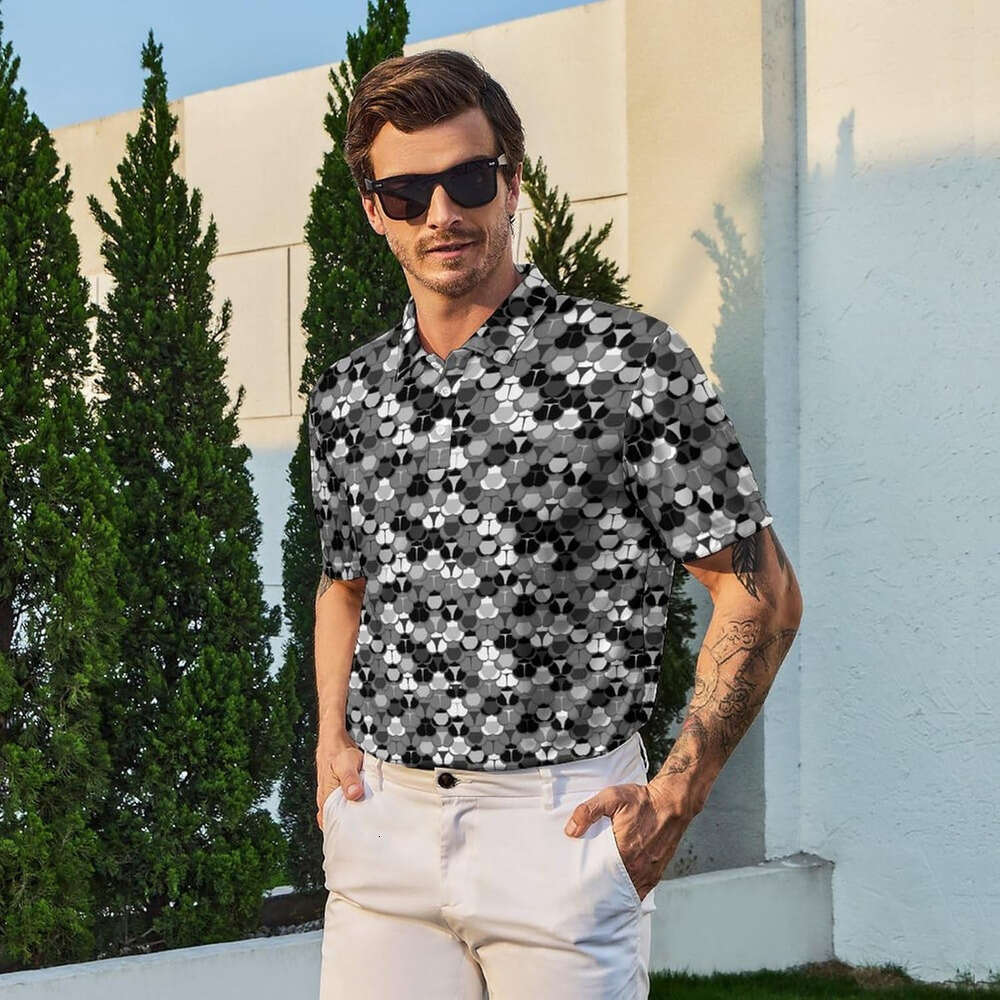 Fashion Mens Polo shirt shirts 80S Flashes Funny Hawaiian Beach Summer Golf Polo Shirts Polos shirts tshirt Casual tops summer clothes Short sleeve