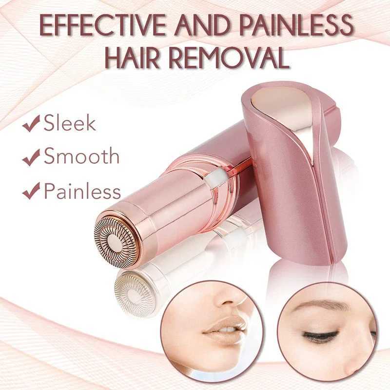 Facial Hair Shaver Portable Lipstick Shape Electric Hair Remover Women Painless Razor Eyebrow Trimmer Mini Epilator Beauty Tool W250625