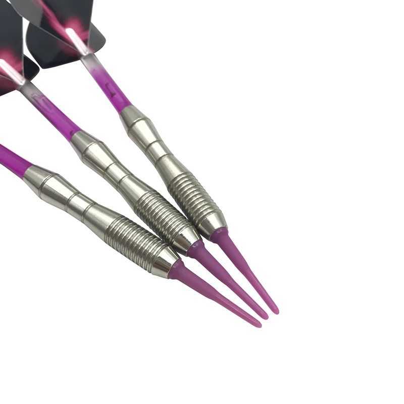 Yernea New High-quality Sofe Pointed Darts 3Pcs/set 17g Standard Safe Electronic Darts Dart Shafts Aurora Wing Y240807
