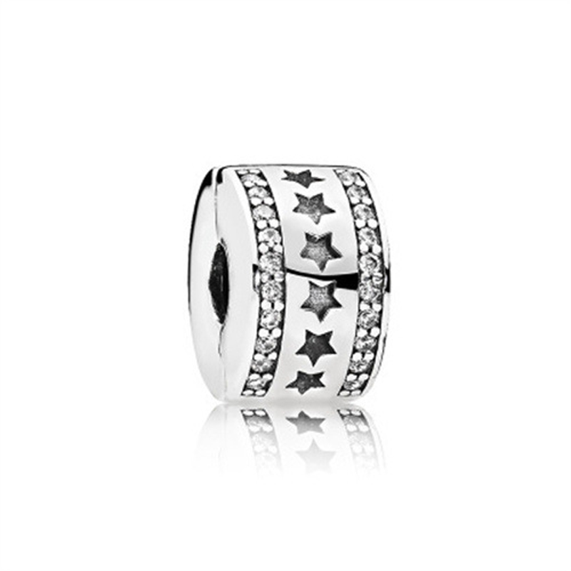 European 925 Sterling Silver Safety Charms Women For PAN Design Fits 3mm Snake Chain Bracelets Birthday Christmas Gift DIY Making Jewelry B057