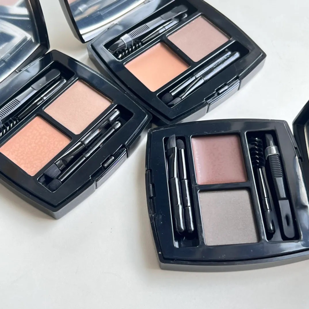 Maquillage poudre de maquillage 4G Brow Wax Embrow Enhancers Double palettes Face Cosmetics Light Medium Dark La Palette Sourcils Duo Cire et Pou