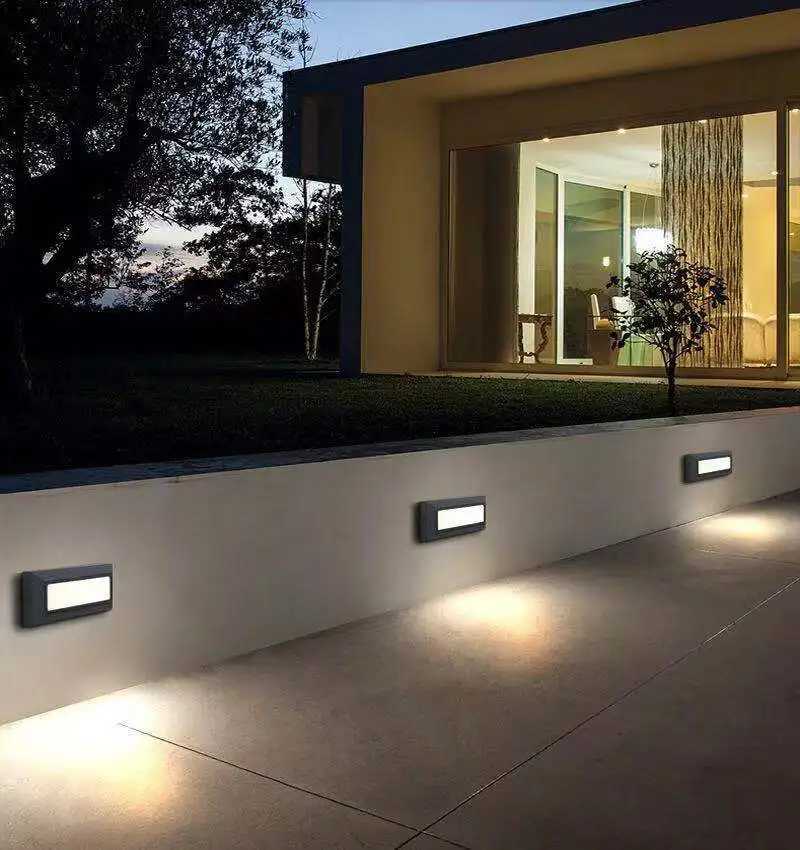 Surface mounted LED stair light step light foot light waterproof wall light indoor and outdoor garden corridor step light IP65CL240809