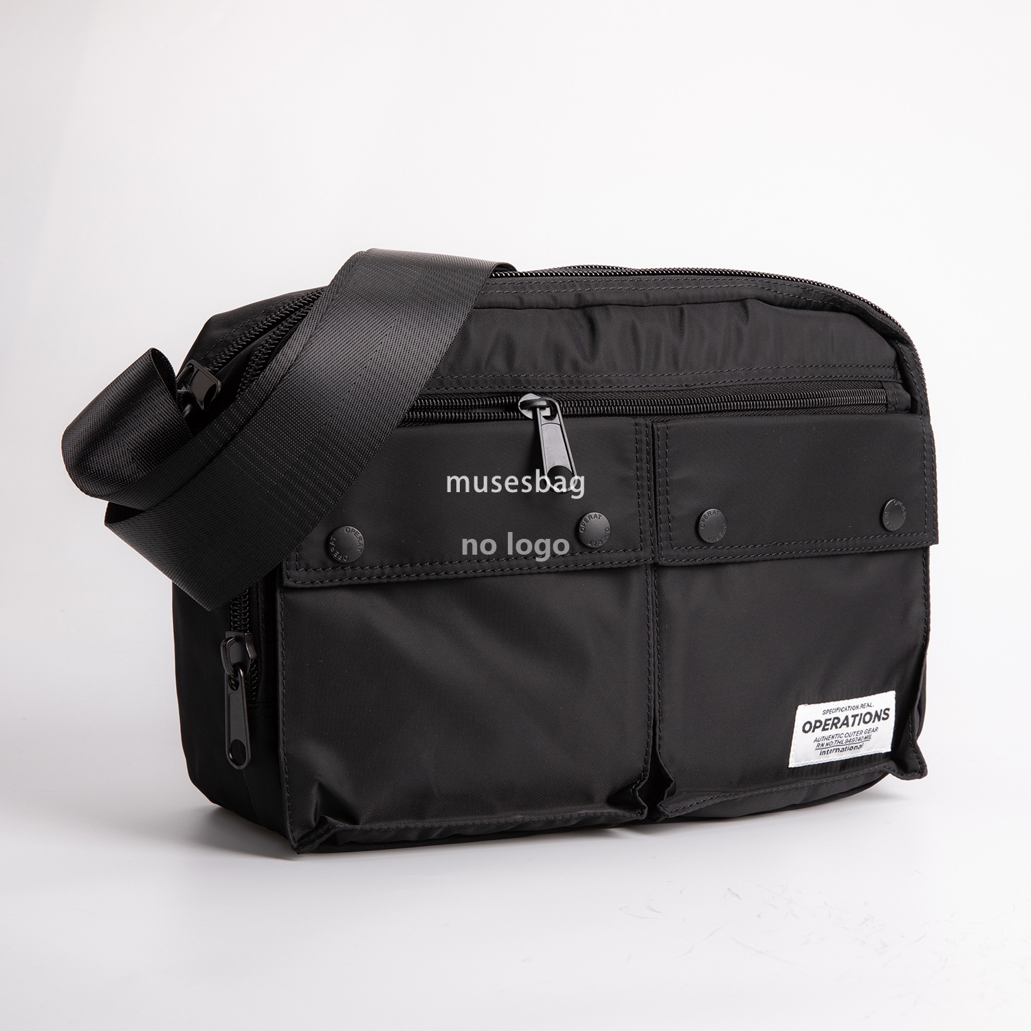 Japan and South Korea new simple men's Oxford cloth single shoulder crossbody bag briefcase casual single shoulder messenger bag fashion bag