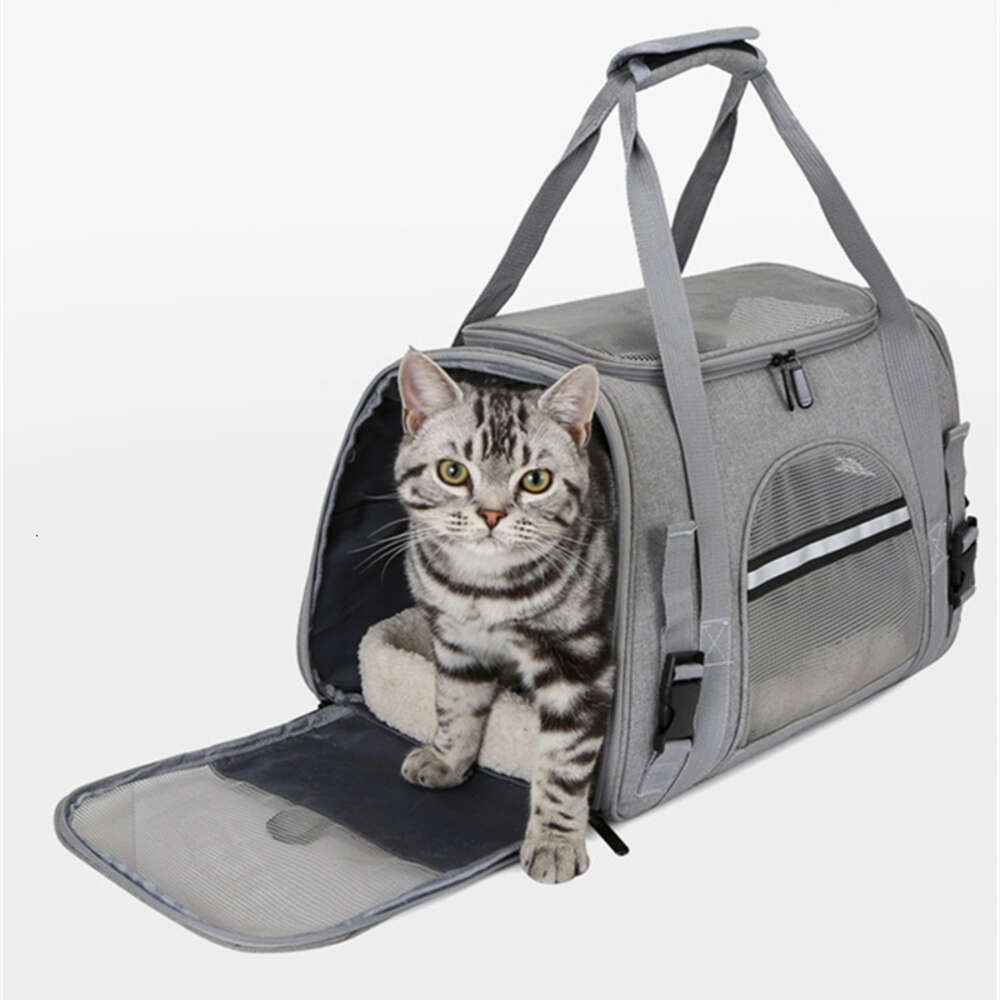 New Dog Carrier Bag Soft Side Backpack Cat Pet Carriers Dog Travel Bags Airline Approved Transport For Small Dogs Cats Outgoing Zozostore