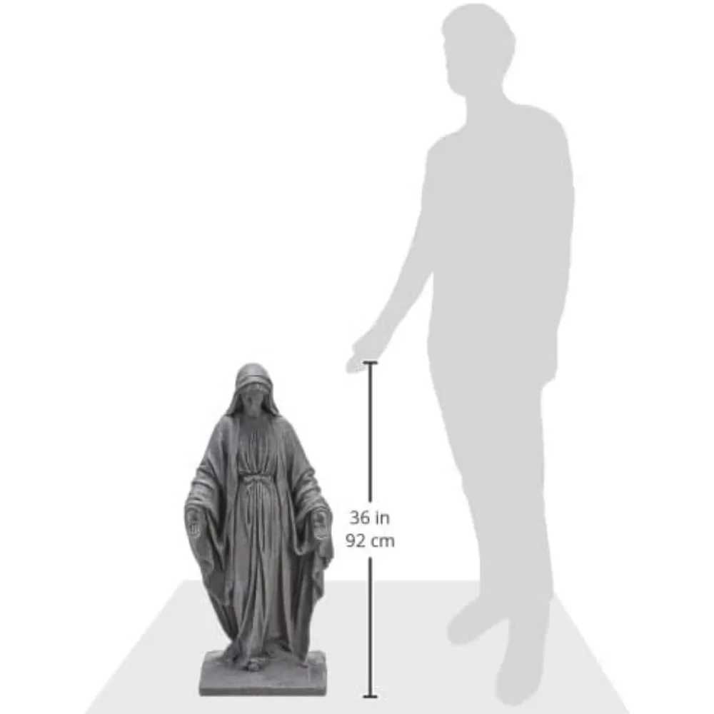 Virgin Mary Statue for Home Decoration Light Weight Decorations Room Decor Natural Appearance Made of Resin Free Shipping Y240808