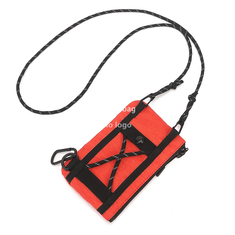New men's crossbody bag portable small bag travel mobile phone Fanny pack leisure men's bag headphones bag