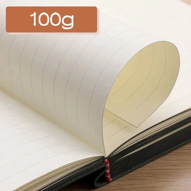 256 pages Sheepskin A5 Notebook Notepad Diary Business Journal Planner Agenda Organizer Note Book Office School Supplies 240809