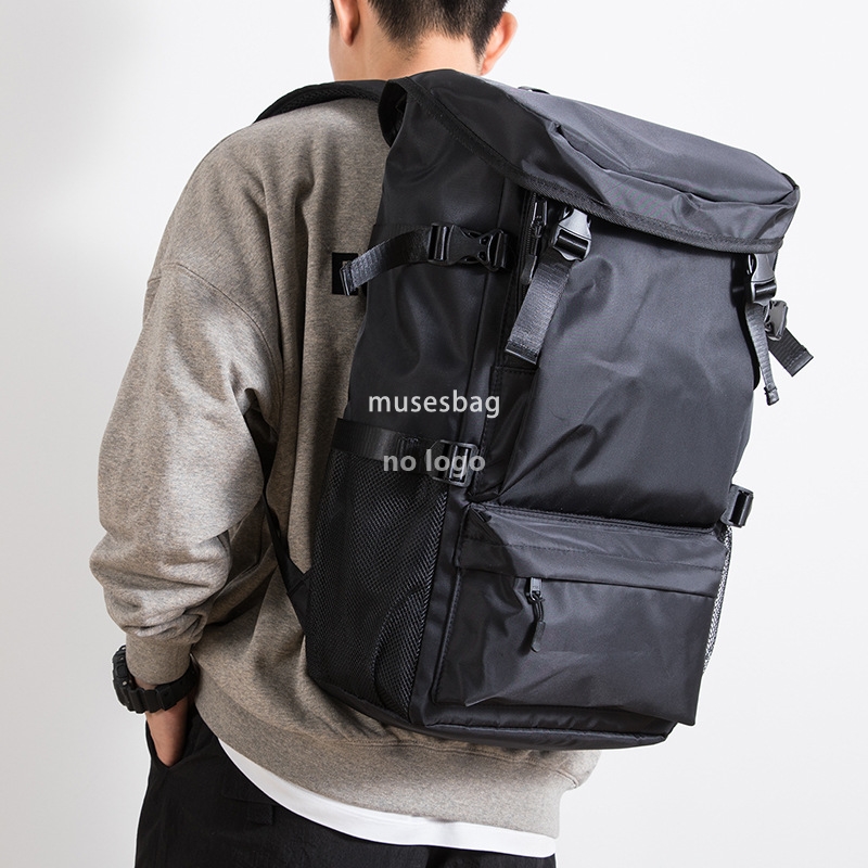 Men's large capacity backpack Oxford cloth fashion outdoor travel backpack male college students schoolbag computer bag
