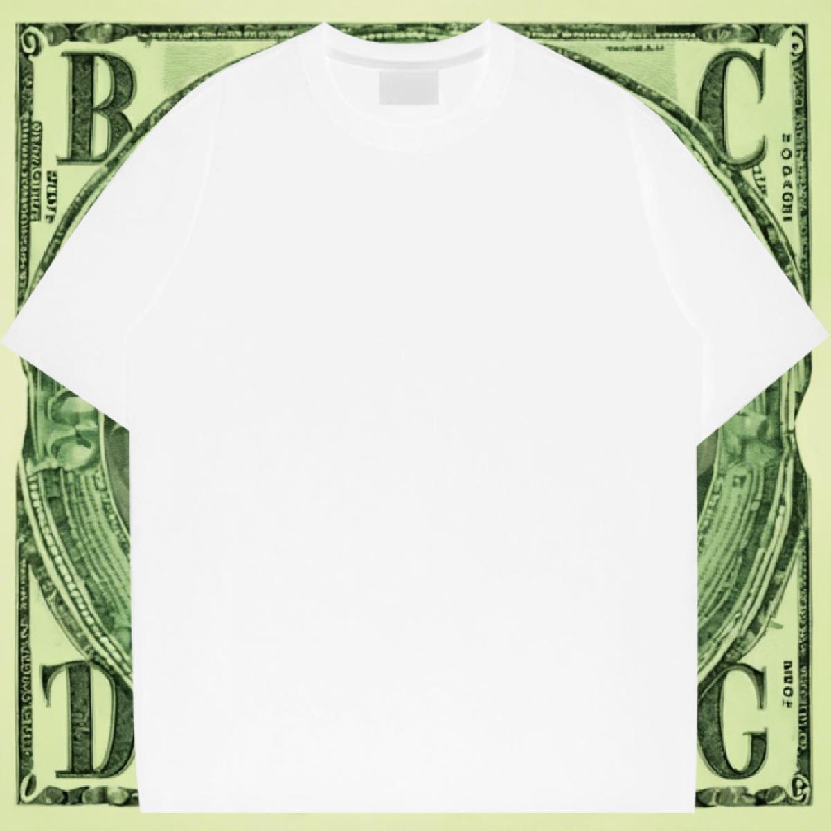Designer Lady T shirt 230g Pure Cotton letter Street Casual T-Shirts for Women Short Sleeve O-Neck DIY Printed Clothings