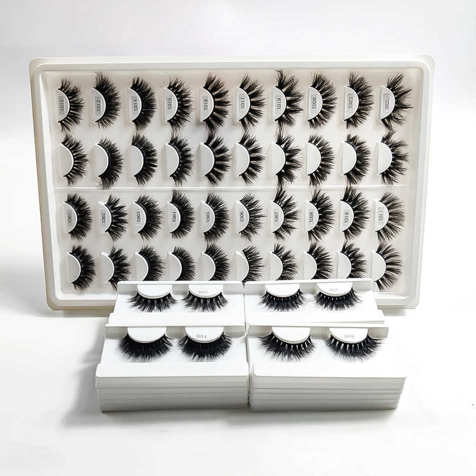 RED SIREN Mink lashes Cruelty Free 100% Real Mink Thick Natural Eyelashes 10mm-20mm Fake EyelashesM240806