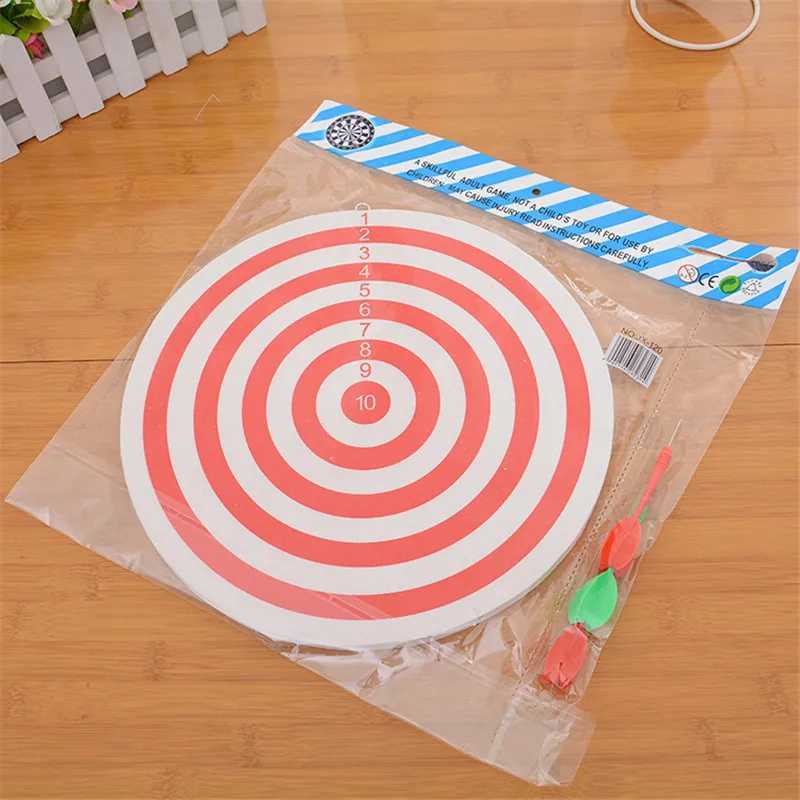 Diameter 29.5cm Darts Target +3 Darts Wall-mounted Two-sided Dual-use Thick Foam Toy Dart Board Suit Y240807