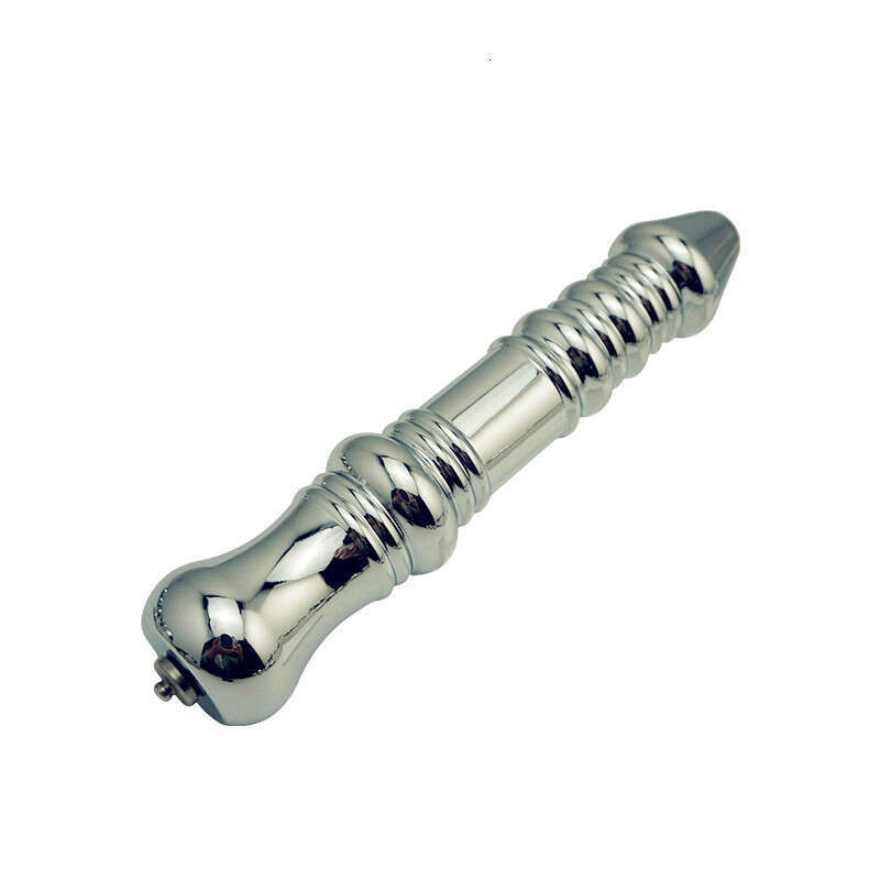 New large Electric shock pleasure pod probe medical therapy metal anal butt plug dildo vagina BDSM electro sex stimulator toy