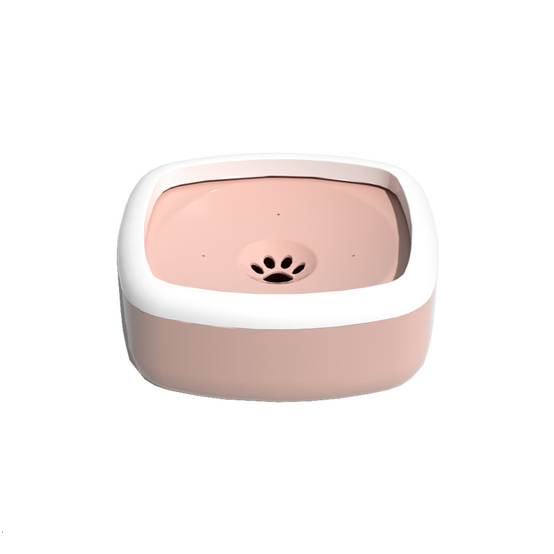 Dog drinking contrasting colors, minimalist style, water dispenser slip and anti overturning function, pet with non wet mouth, dog bowl, cat bowl