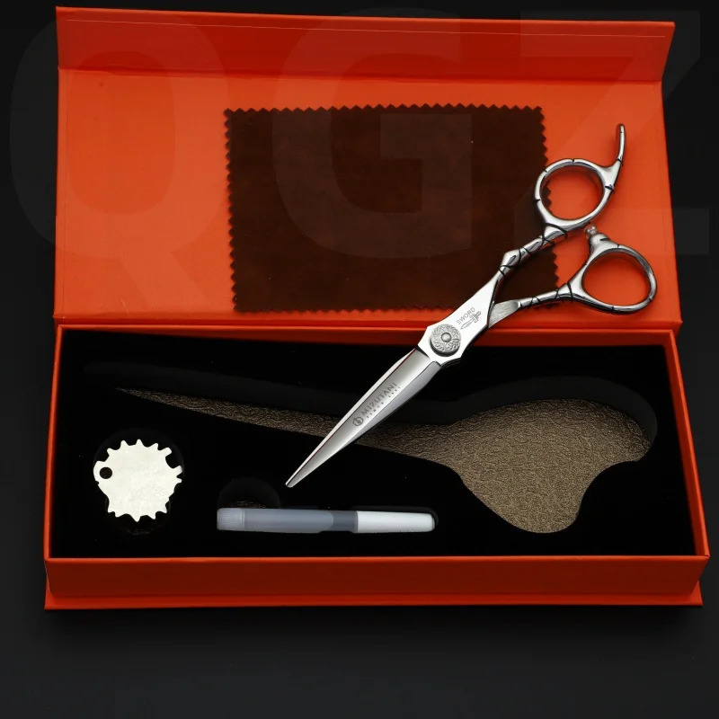 Mizutani 6.0 inch VG10 steel Professional Barber Tools Salon Hair Cutting Thin Scissors professional hairdressing scissors 240808