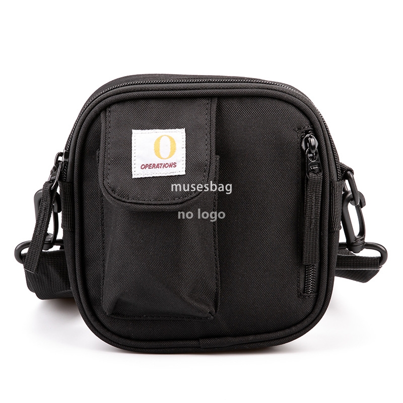 New small crossbody bag men's satchel casual shoulder bag fashion brand tooling wind small square bag hip hop bundy bag