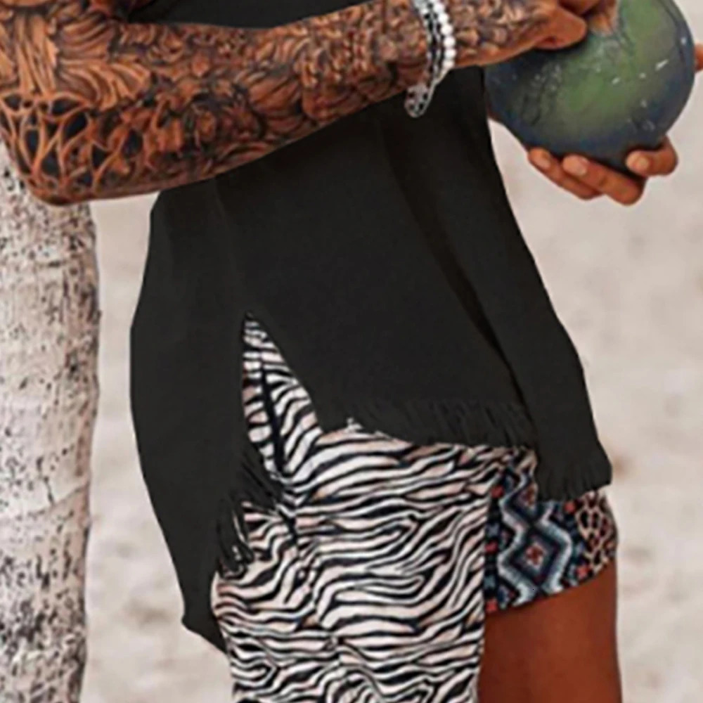 Mens Vest Summer Beach Vacation Vintage Sleeveless Male Clothing Tops Solid Color Crew Neck Loose Causal Mens Tank Tops S-3XL 240808
