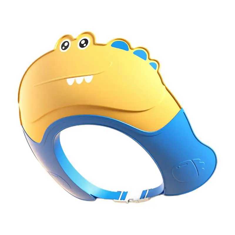 Baby shower cap adjustable shampoo baby cartoon shower cap cover soft adjustable sun hatW240717