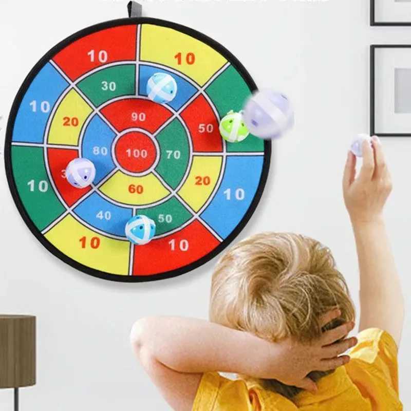 Large Dart Board 72CM Kids Dart Board with Sticky Balls Boys Toys Indoor/Sport Outdoor Fun Party Play Game Toys Y240807