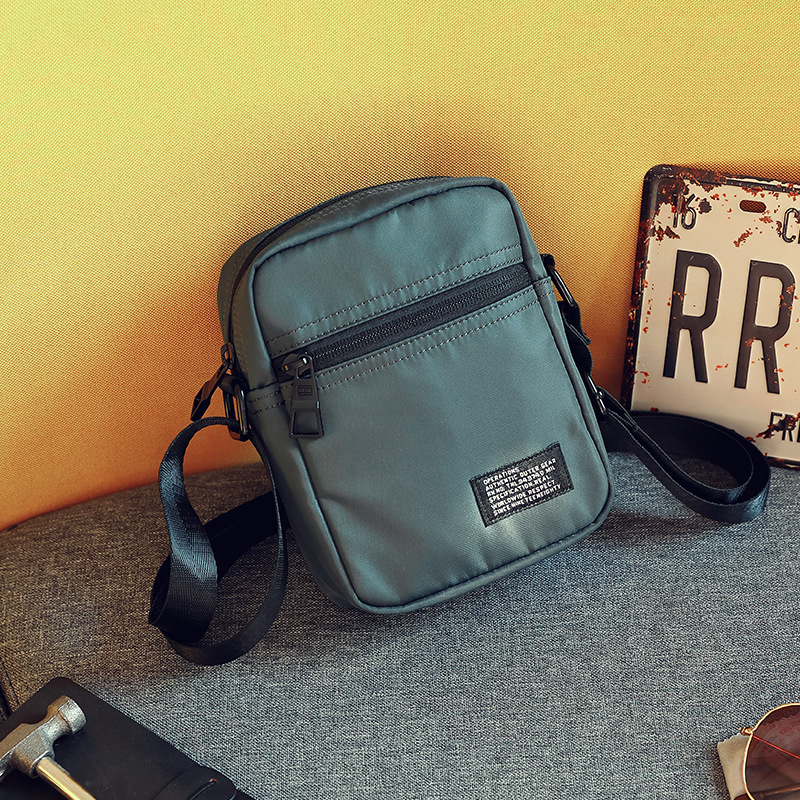 New high quality casual men's small shoulder bag mobile phone bag summer fashion trend South Korea crossbody bag personality bag