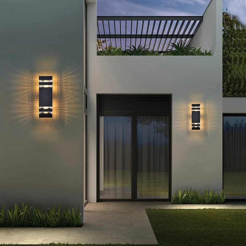 LED Wall Light E27 Bulb socket Sconce Outdoor Waterproof External Decor Stairs Lights Entrance Fixture Home Decorative Lamp WallCL24089