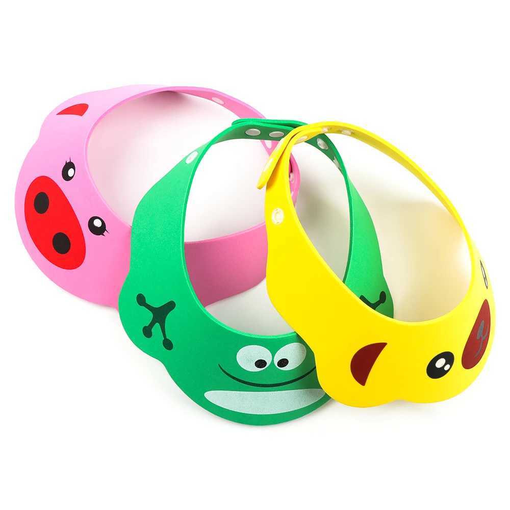 Adjustable baby shower cap portable waterproof shampoo goggles protective goggles baby shower capW240717