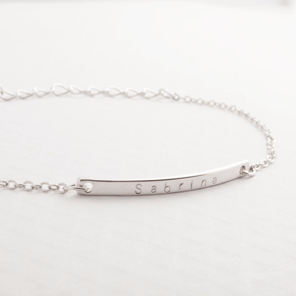 Cross border stainless steel personalized engraved bracelet, fashionable and personalized titanium steel women's versatile autumn and winter jewe