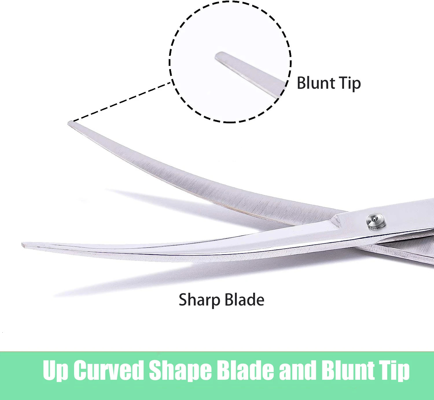 Pet Hair Scissors Grooming Stainless Steel Dog Scissors Pets Shears Animal Cutting Feet Ear Eye Hair Trimming 240808