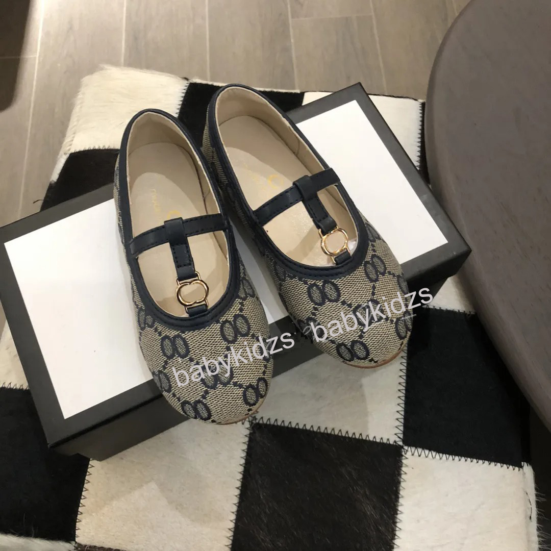 Fashion Girls Canvas Princess Shoes Casual Patent Leather Kids Girl Flat Shoes Summer Spring Baby Children Loafers for Autumn size 26-35 G02