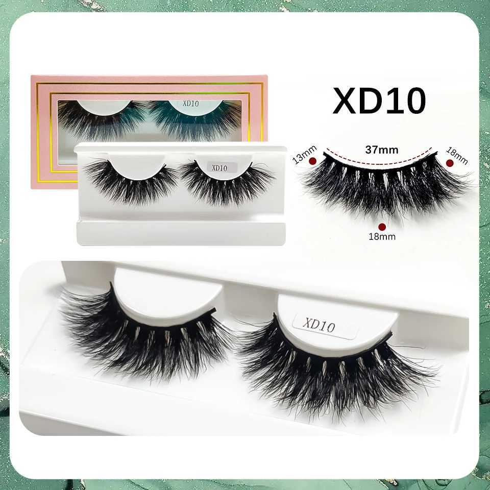 RED SIREN Mink lashes Cruelty Free 100% Real Mink Thick Natural Eyelashes 10mm-20mm Fake EyelashesM240806