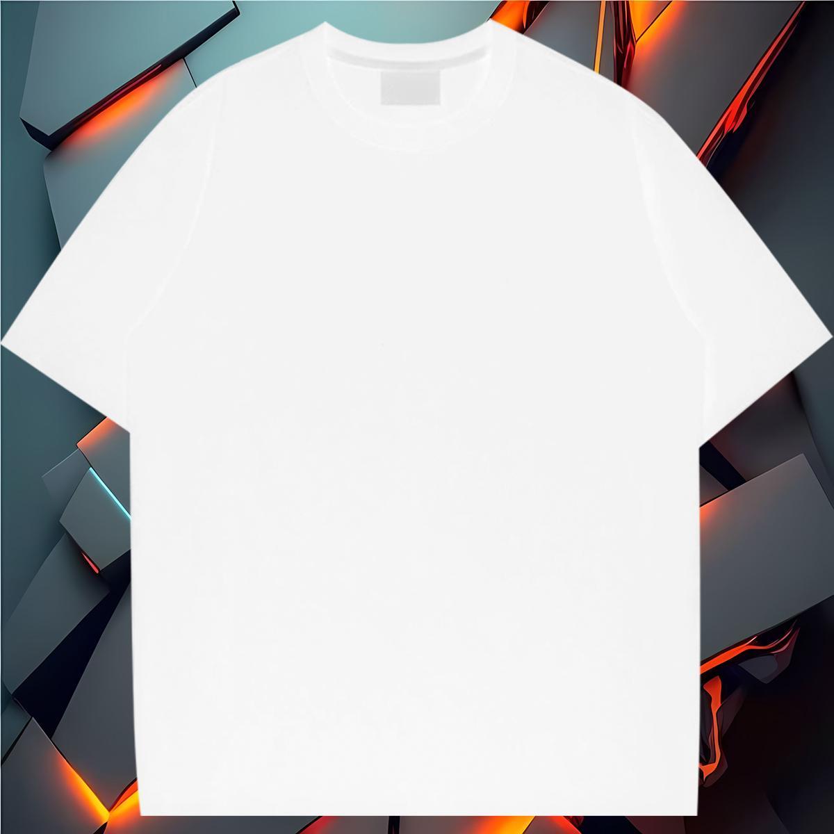 Loose Unisex Tshirts 230g Cotton letter Street Casual Womens T Shirts Breathable Cartoon Print Clothings