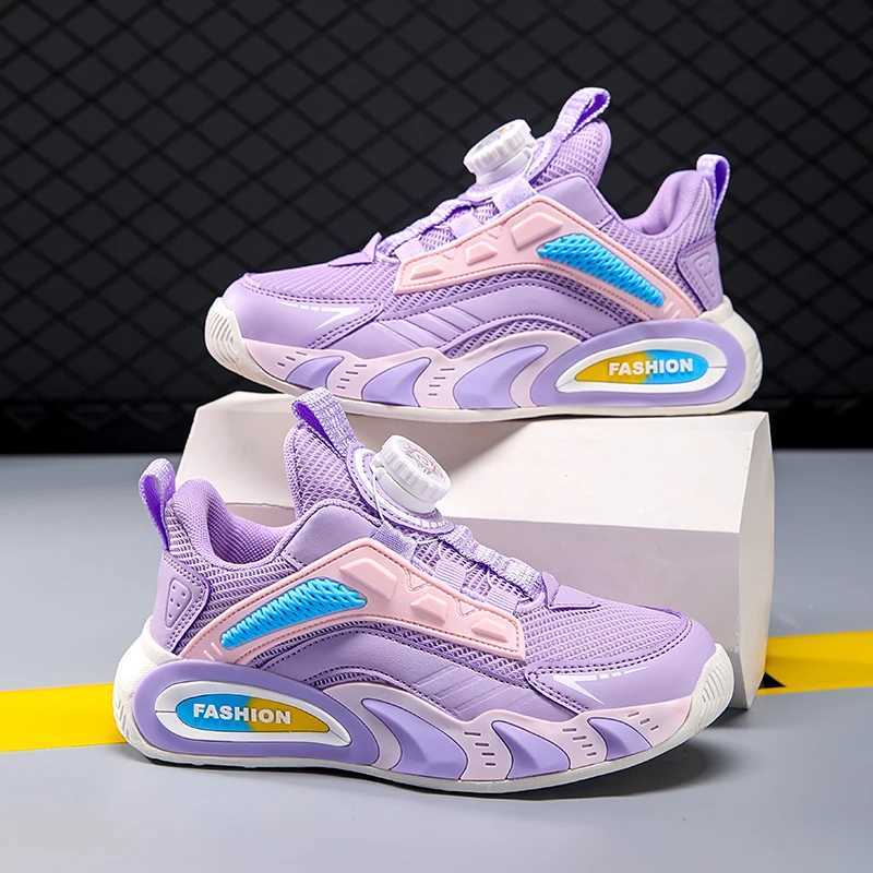 Athletic Outdoor Kids Shoes Running Girls Boys School Casual Sports Anti-Slip Sneakers Basketball Breathable Shoes Tennis Sports Kids Girl Flat H24112