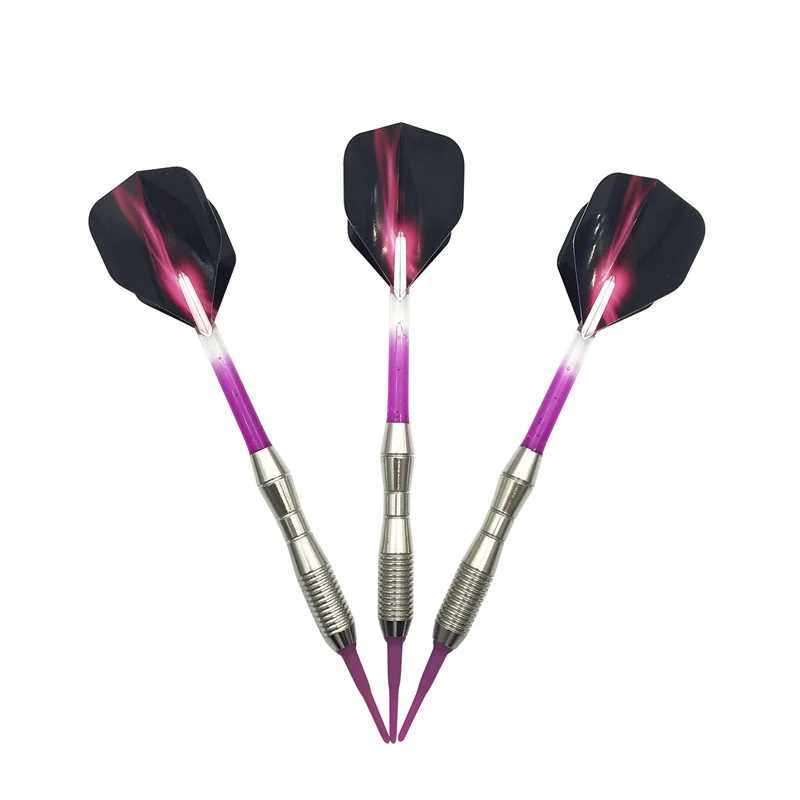 Yernea New High-quality Sofe Pointed Darts 3Pcs/set 17g Standard Safe Electronic Darts Dart Shafts Aurora Wing Y240807