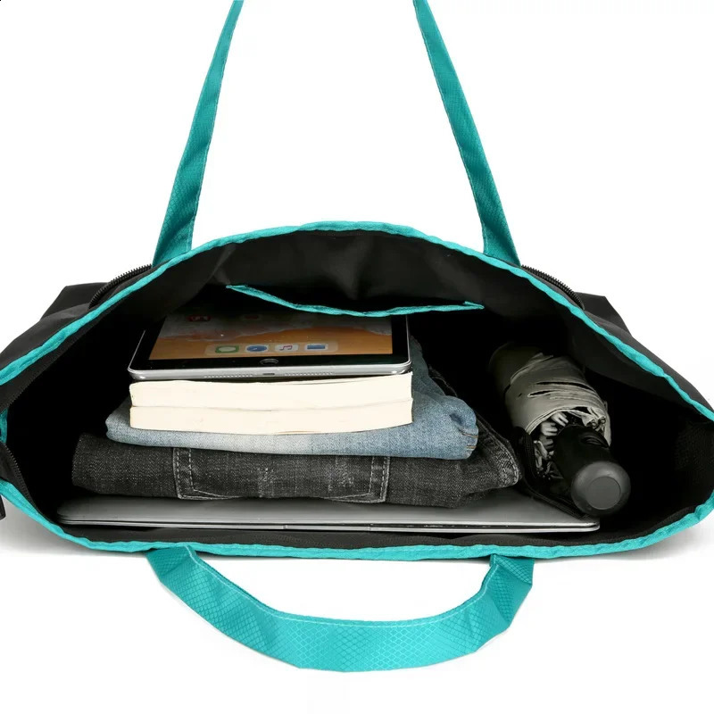 Travel Folding Bag Ultra Light Sports Fitness Large Capacity Multi Color Multifunctional Outdoor HandbagShoulder 240910