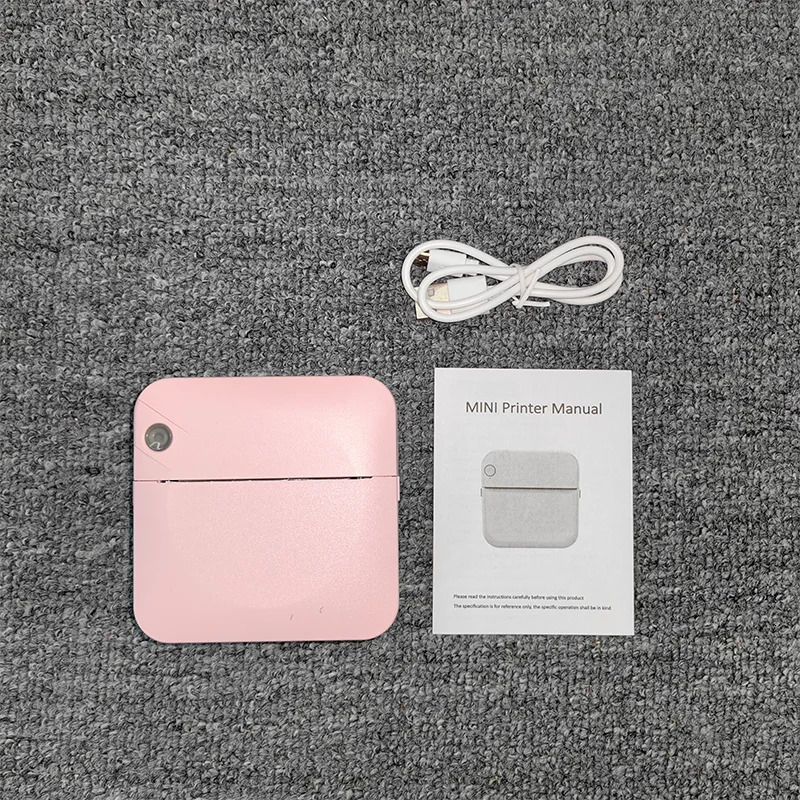 Fun Print Portable Thermal Self-adhesive Stickers Po Printer HD Mini Bluetooth 57*25mm Supplies 2d Label Maker For Phone 240809