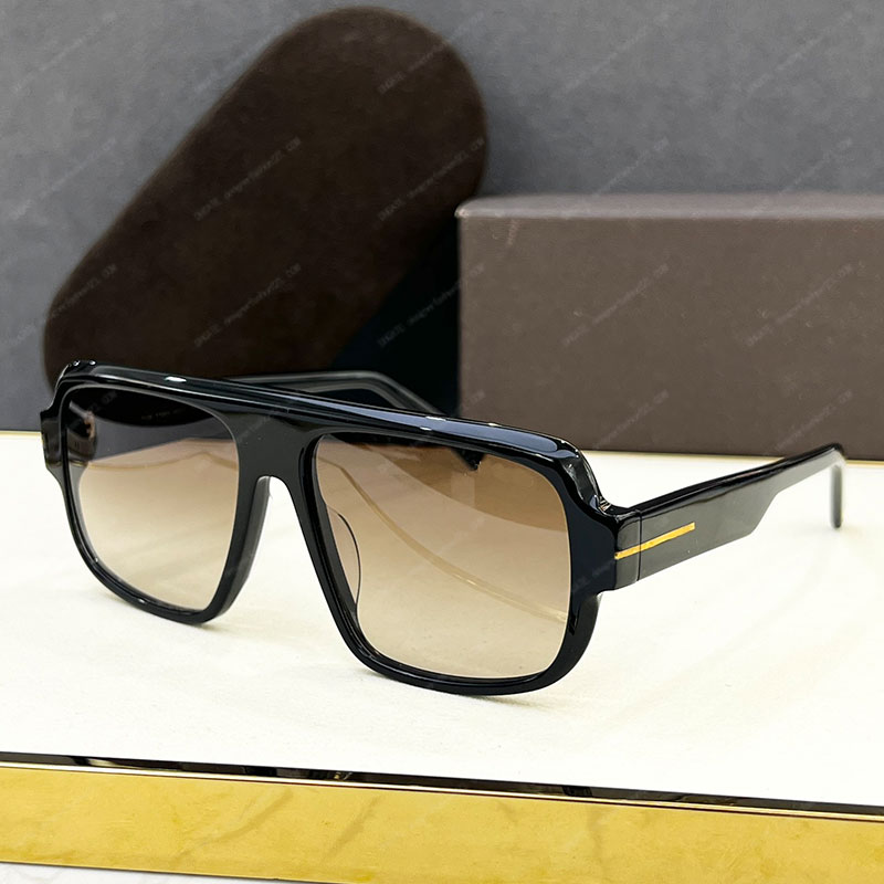 Designer for men and Women Fashion oversized frame glasses FT1101 quality Chunky plate sunglasses Sports protection style classic original box