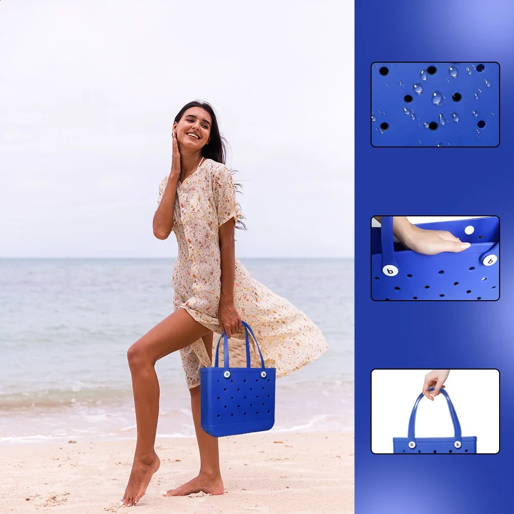 Bag Bogg XXL Eva Beach Waterproof Extra Large Tote Basket Women Picnic Handbag 48Cm XL Boggs Rubber Shopping Bags 021 s w250417KG8IE636