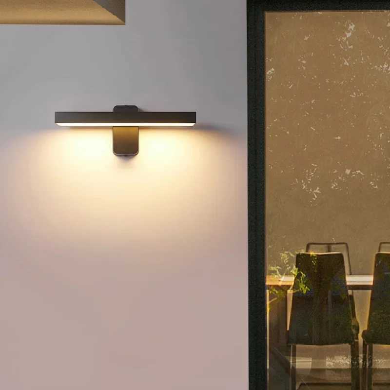 Outdoor Wall Light Waterproof IP65 Light Led Wall Lamp Rotatable Porch Lights Exterior Garden Decoration Balcony Wall SconcesCL240809