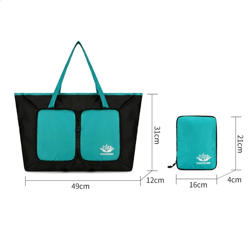 Travel Folding Bag Ultra Light Sports Fitness Large Capacity Multi Color Multifunctional Outdoor HandbagShoulder 240910