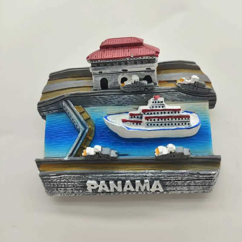South America Panama Flavor Fridge Magnet Tourist Souvenirs Refrigerator Magnetic Stickers Travel GiftsXJ240809