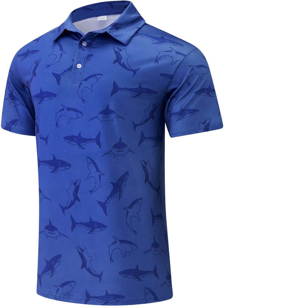 Mens Polo shirt Dry Fit Sleeve Moisture Wicking Performance Golf Tennis Shirt Polos shirts tshirt Casual tops summer clothes Short sleeve