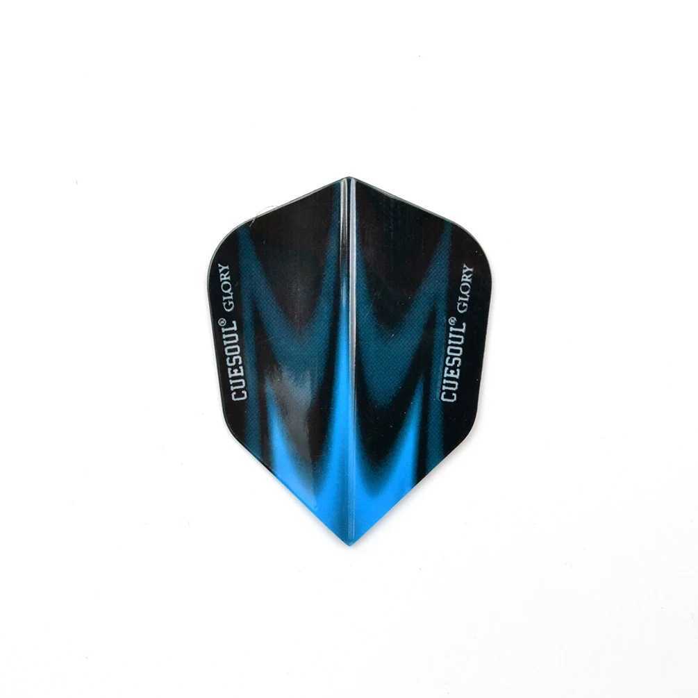 CUESOUL 12pcs 4 Sets Extra Thick Translucent Dart Flights Tails Wings Dardos Feather Leaves For Dartboard Games Accessories Y240807