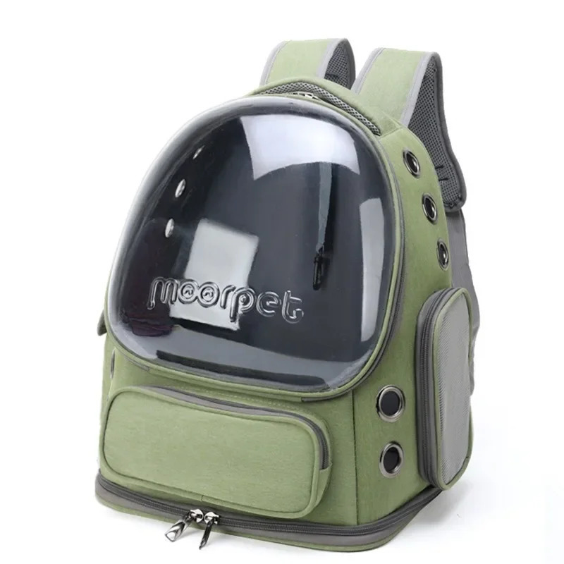 Breathable transparent capsule backpack suitable for hiking and airline approved pet travel 240808