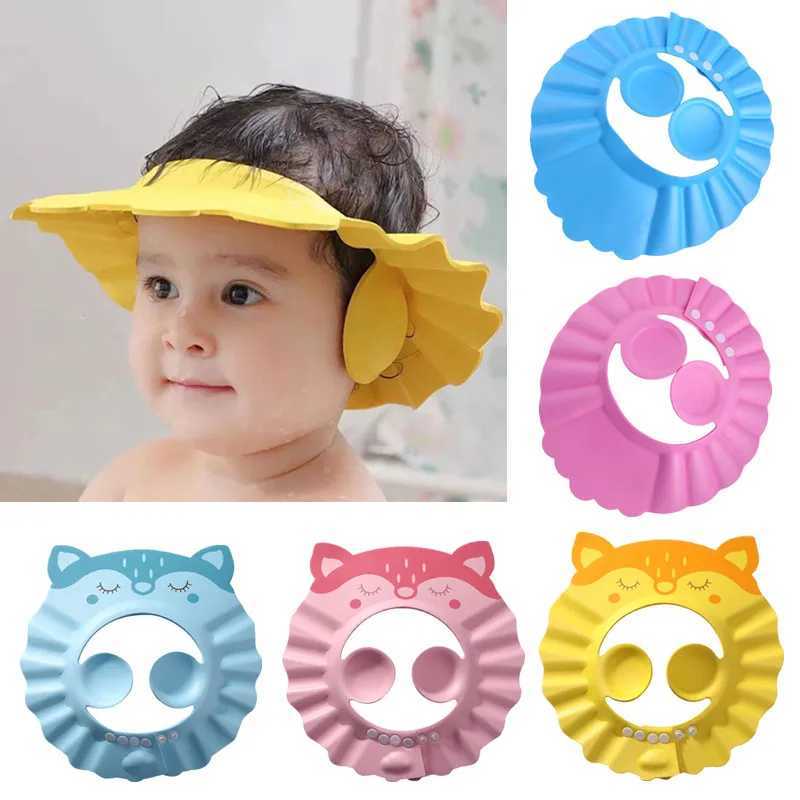 Capeur de douche de bébé réglable Adhésif doux Children Shampooing Shampooing Shampo-Down SAFE SAFPERPHOP Splash Earmuffs Childrens Shampoo Cover
