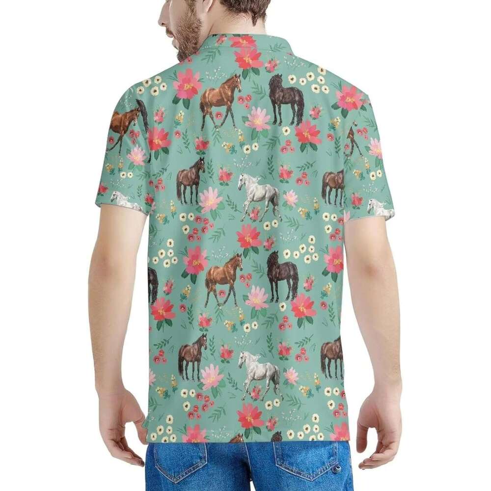 Fashion Mens Polo Casual Shirts Loose Fit Button Up Tee Summer Travel Tennis Running Fiess Gym Sweatshirts Polos shirts tshirt tops summer clothes Sho