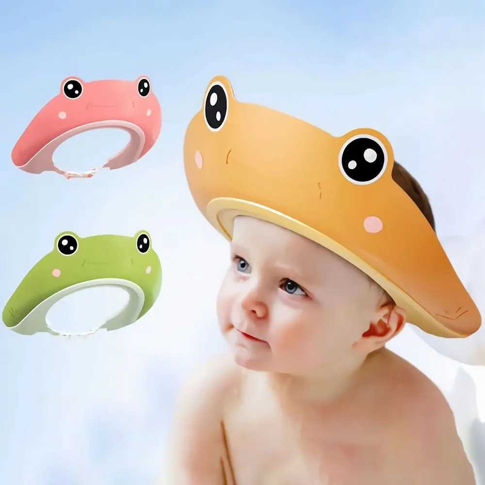 New shampoo baby shower cap earmuffs hair care mask shampoo safety helmet baby shower capW240717